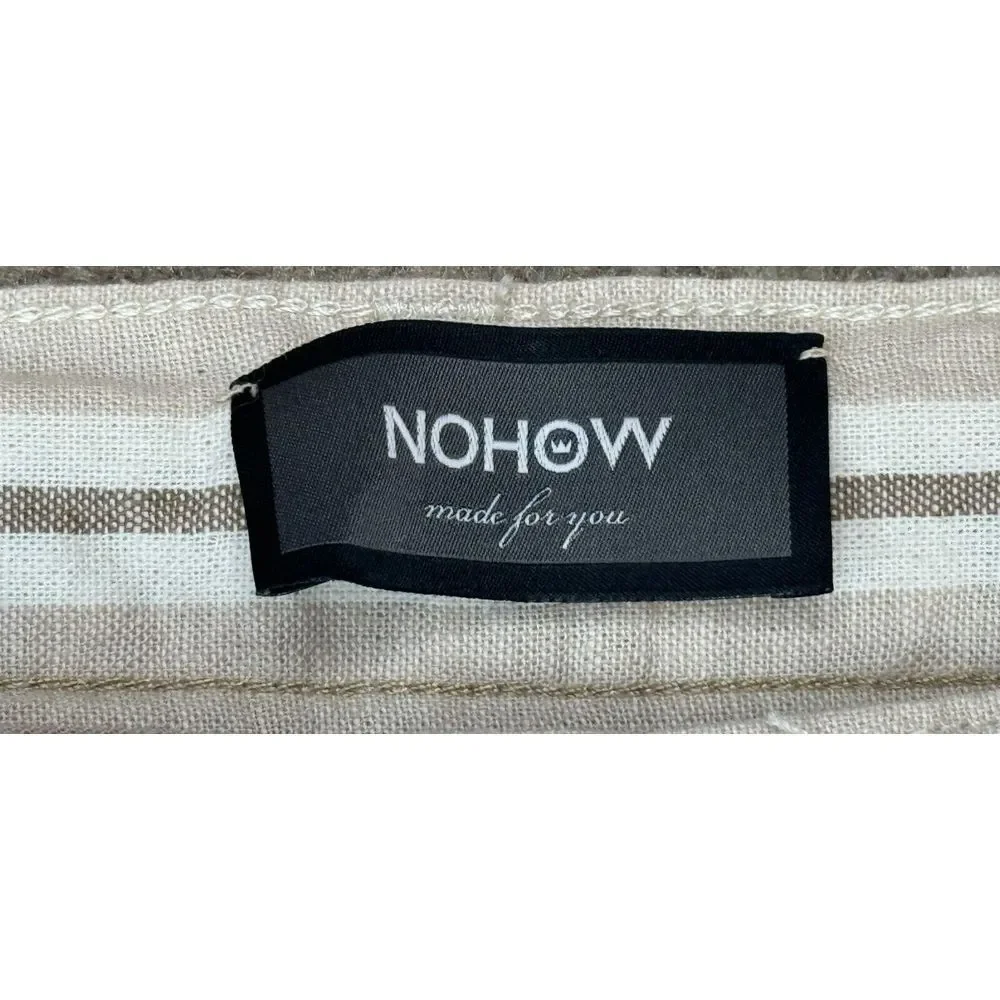 NOHOW Liam‎ Striped Beige Men's Casual Pants Size EU 54 US 40